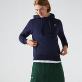 Lacoste Men's Sport Hooded Fleece Sweatshirt | Navy Blue