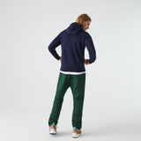 Lacoste Men's Sport Hooded Fleece Sweatshirt | Navy Blue