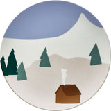 Degrenne Destination Montagne 6 Round Plates Set | 23 Cm