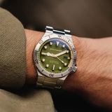 Spinnaker Boetteger Automatic Watch | Dark Olive