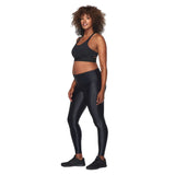 Koral Lustrous Infinity Maternity Leggings Over The Belly | Black