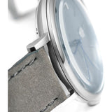 DuFa BREUER AUTOMATIC 38mm Watch | Stainless Steel Grey Dial Grey Band