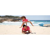 Tom & Teddy Father Son Swimming Trunks | Light Blue & Berry Lobster