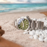 Spinnaker Boetteger Automatic Watch | Dark Olive