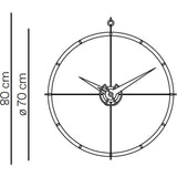 Nomon Doble O Premium Clock | Premium Gold