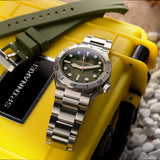 Spinnaker Boetteger Automatic Watch | Dark Olive