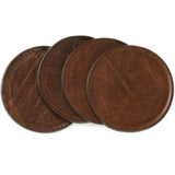 Moore & Giles Leather Wrapped Coaster