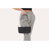 Kiko Leather Ritzy Two in One Bag | Black