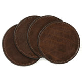 Moore & Giles Leather Wrapped Coaster