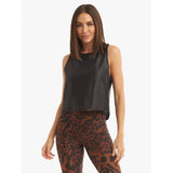 Koral Muscle Shiny Netz Tank | Black