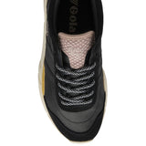 Gola Women's Eclipse Trident Snake Trainers Sneakers | Black/Sun/Pink