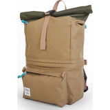 Hellolulu Polar Camera Rolltop Backpack | Khaki/Green HLL-30022-KGR