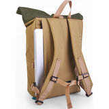 Hellolulu Polar Camera Rolltop Backpack | Khaki/Green HLL-30022-KGR