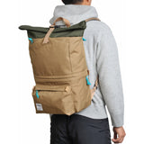 Hellolulu Polar Camera Rolltop Backpack | Khaki/Green HLL-30022-KGR