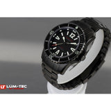 Lum-Tec 300M-2 Watch | Black PVD Strap