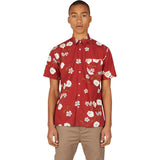 Zanerobe Orient Men's Short Sleeve Shirt | Dark Cherry