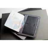 Kiko Leather Passport Holder | Black 302