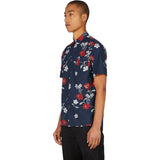Zanerobe Orient Men's Short Sleeve Shirt | Dark Blue