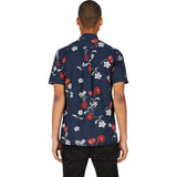 Zanerobe Orient Men's Short Sleeve Shirt | Dark Blue