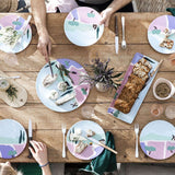 Degrenne DESTINATION SUD SET OF 6 ROUND PLATES 23CM