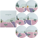 Degrenne DESTINATION SUD SET OF 6 ROUND PLATES 23CM