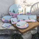 Degrenne DESTINATION SUD GIFT BOX OF 3 RECTANGULAR SHARED PLATES 40X16 CM