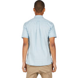 Zanerobe Denim Men's Short Sleeve Shirt | White Wash