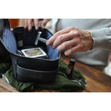 Kiko Leather Dopp Kit | Black 307