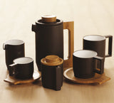 JIA Inc Purple Clay Coffee Set