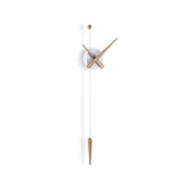 Nomon Punta Wall Clock | Oak finish/Glassfibre/Polystyrene
