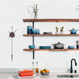 Nomon Punta Wall Clock | Oak finish/Glassfibre/Polystyrene