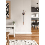 Nomon Punta Wall Clock | Oak finish/Glassfibre/Polystyrene