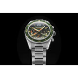 Spinnaker Fleuss Chrono SP-5085-22 Quartz Watch | Green Steel
