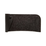 Graf Lantz Eyeglass Sleeve | Leather Charcoal
