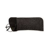 Graf Lantz Eyeglass Sleeve | Leather Charcoal
