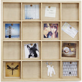 Umbra Gridlock Photo Display and Shelf | Natural 311404-390