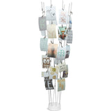 Umbra Fotofan Freestand Photo Display | Chrome/White 315501-153