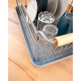Yamazaki Tosca Dish Drainer Rack | Steel - Grey