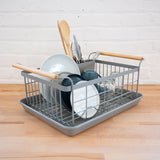 Yamazaki Tosca Dish Drainer Rack | Steel - Grey