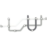 Umbra Subway Multi-Hook | Gray