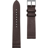 Sternglas Vintage Leather Strap 20mm | Mocha Silver