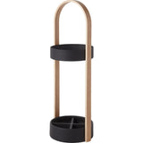Umbra Hub Umbrella Stand | Black/Natural 320240-045