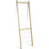 Umbra Leanera Coat & Shoe Rack | White/Natural 320371-668