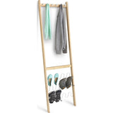 Umbra Leanera Coat & Shoe Rack | White/Natural 320371-668