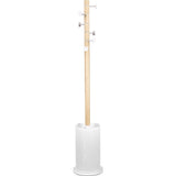Umbra Promenade Coat Rack | White/Natural 320810-668