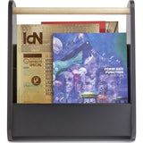 Umbra Gazette Magazine Rack | Black/Natural 322722-045