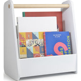 Umbra Gazette Magazine Rack | White/Natural 322722-668