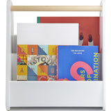 Umbra Gazette Magazine Rack | White/Natural 322722-668