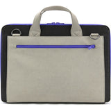 M.R.K.T. Frank Laptop Briefcase | Black/Stone Grey 325502D