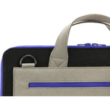 M.R.K.T. Frank Laptop Briefcase | Black/Stone Grey 325502D